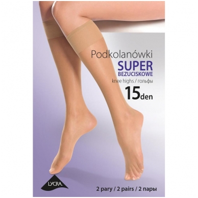 Gabriella Super Anti-pressure free spalvotos kojinaitės iki kelių 1